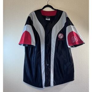 Buda Bean Size Medium Black #05 Budabean Jersey SS Button Front